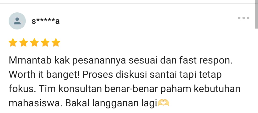 Testimoni (1) Testimoni (1)